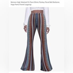 High Waisted Yoga Bell Bottoms